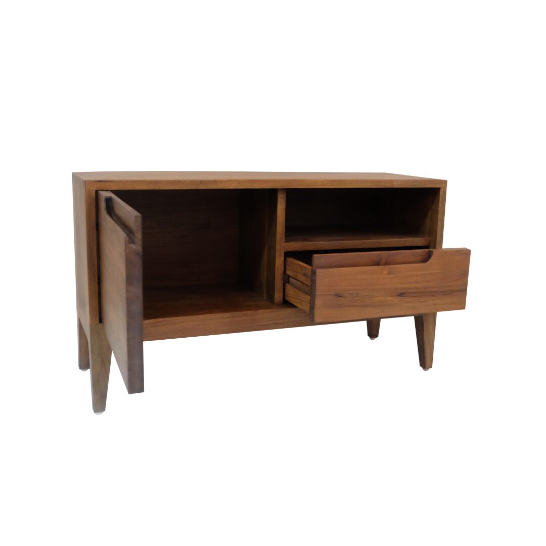 NARA WIDE FINGER JOINT SIDE TABLE